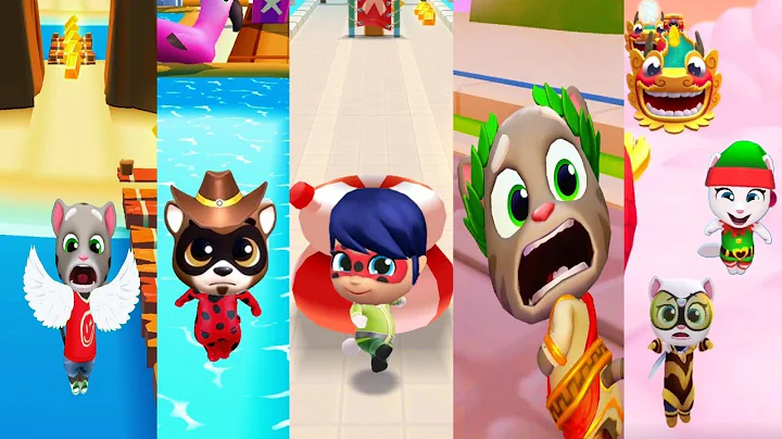 100 Funny Fails Talking Tom Gold Run VS Tom Hero Dash VS Tom Gold Run 2