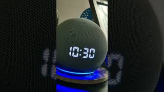 My Amazing Alexa Echo Dot Alarm Clock and Speaker #canada #youtubeshorts