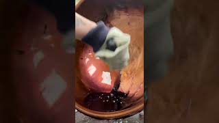fall asleep to making whisper quiet grape hard candy