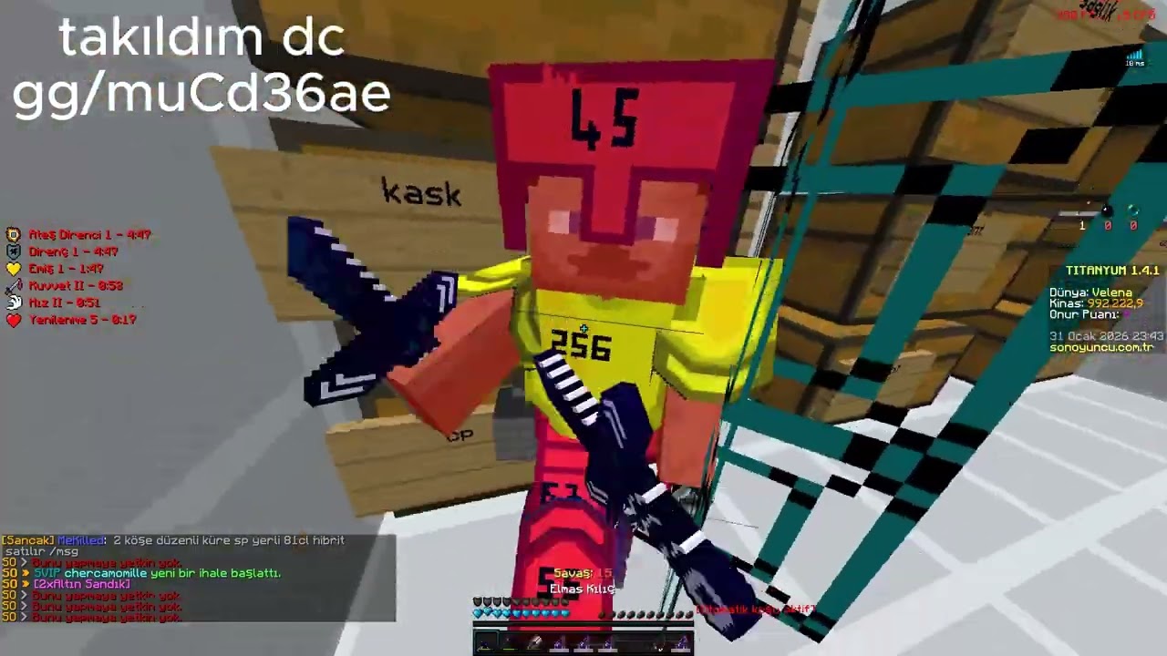 Titanyum gök kesme  gök w gök atma  acık alan