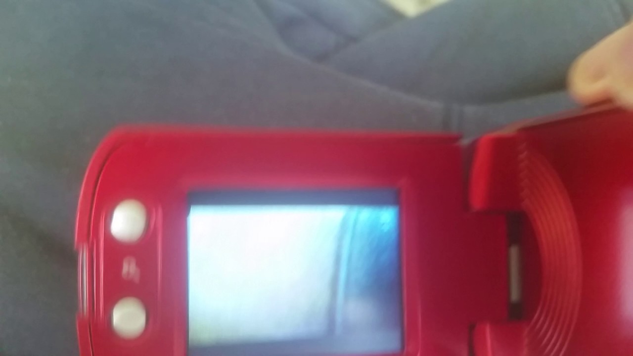 Vivitar DVR 508NHD Digital Video Camera. On/Off