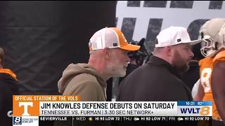 Jim Knowles’ defense debuts on Rocky Top as Vols open 2026 season against Furman
