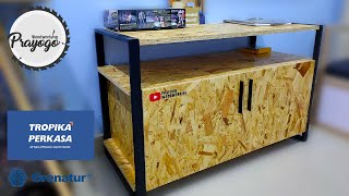 BUAT STORAGE CABINET INDUSTRIAL DARI OSB (ORIENTED STRAND BOARD)