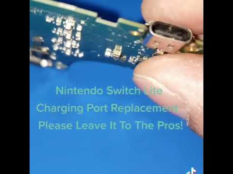 Nintendo Switch Lite Charging Port Replacement - YouTube