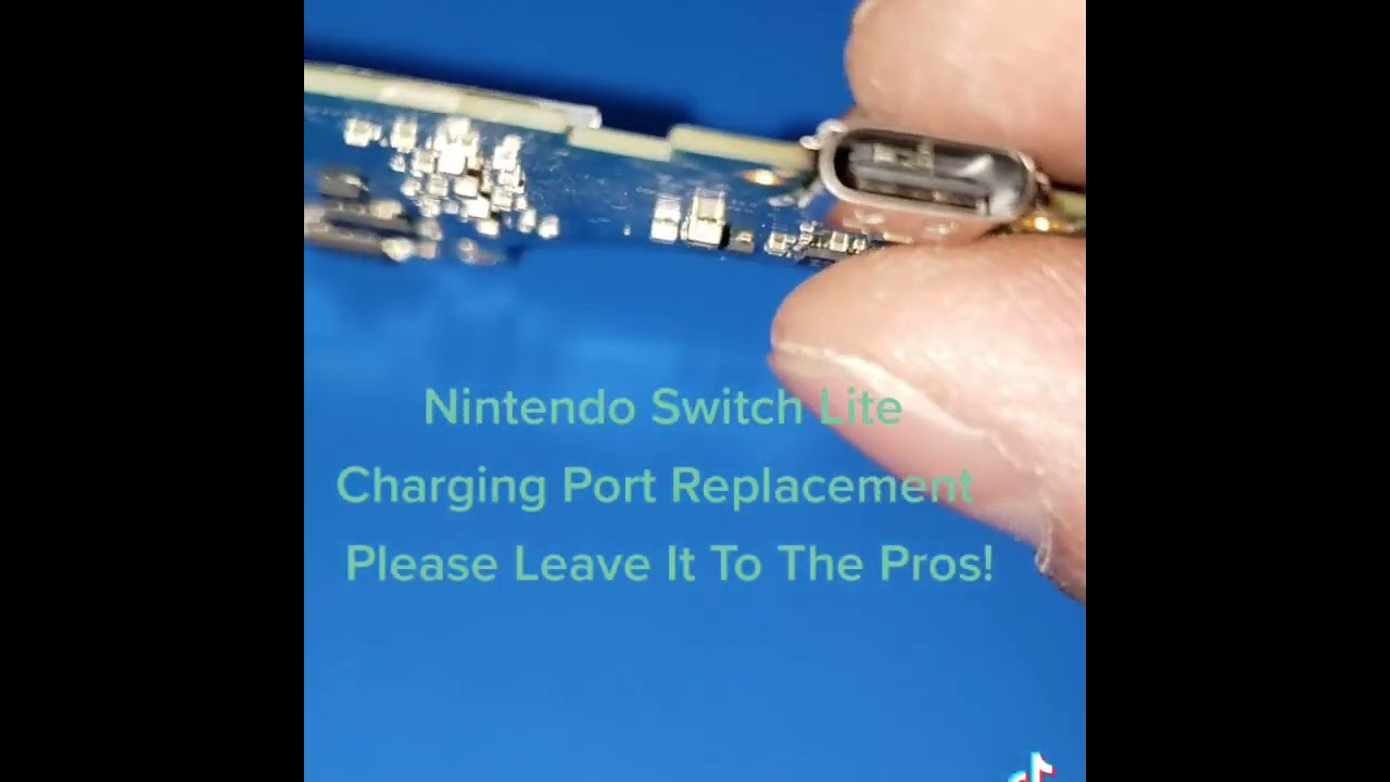 Nintendo Switch Lite Charging Port Replacement