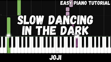Joji - Slow Dancing In The Dark (Easy Piano Tutorial)