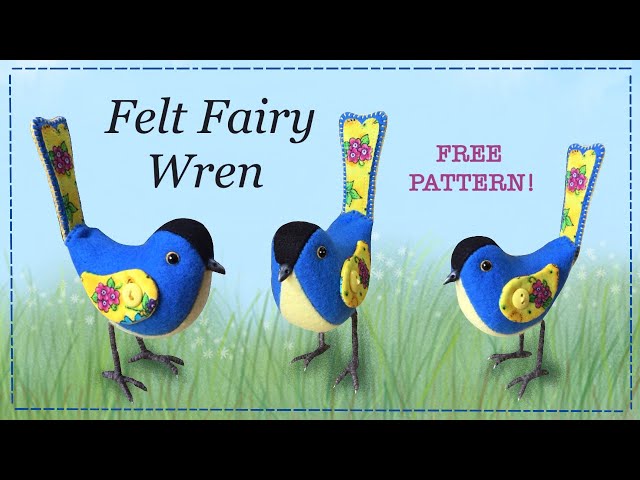 Felt Bird || Patchwork Bird || FREE PATTERN || Full Tutorial with Lisa Pay - YouTube felt-bird-patchwork-bird-free-pattern-full-tutorial-with-lisa-pay-youtube