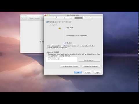 Java Security Change - Mac OS X