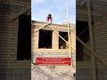 Efficient Material Transport to Heights #craftmanship #craftsman #workers