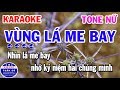 Vùng Lá Me Bay Karaoke Tone Nữ F#m Beat | Nhạc Sống Tuấn Cò