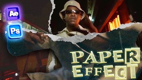 Ultimate Paper Transition Tutorial 🎞️ | Seamless Effects for Photoshop & After Effect