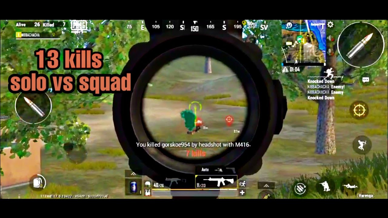 Pubg mobile lite solo Vs squad gameplay - YouTube