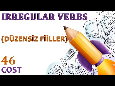 IRREGULAR VERBS - COST - Düzensiz Fiiller - The Cengiz Hoca - 46