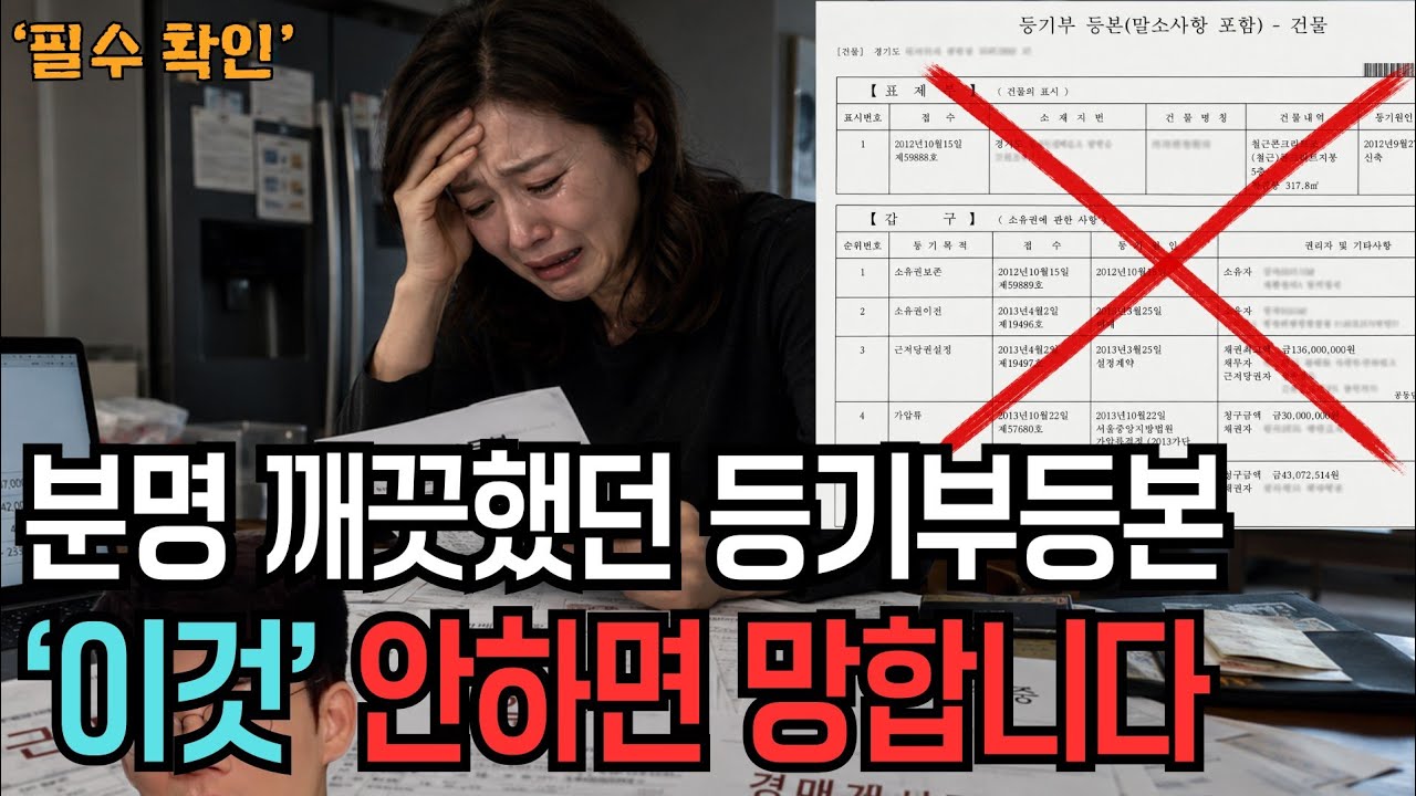 [5억 피해실화] 등기부등본만 믿었는데..전재산을 잃었습니다 | 부동산매매계약시 주의사항 | 14년차 부동산전문변호사 김민중 |