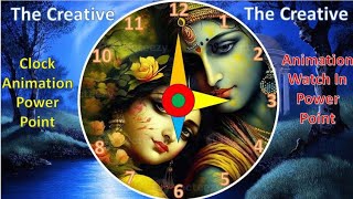 Running Clock Animation || Clock Animation in MS PowerPoint || चलती घडी कैसे बनाये पॉवरपॉइंट में || screenshot 3