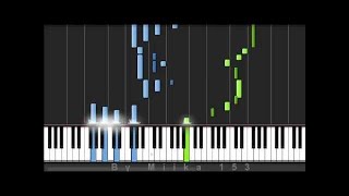 Tutorial/Lesson - How to Play "Ephemeral Feeling" Sad Piano Song #8 - Synthesia