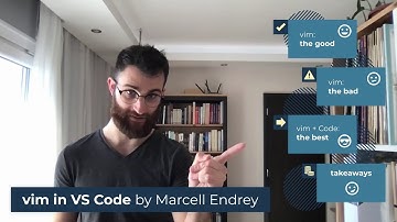 vim in vscode by Marcell Endrey at VS Code Japan 2021