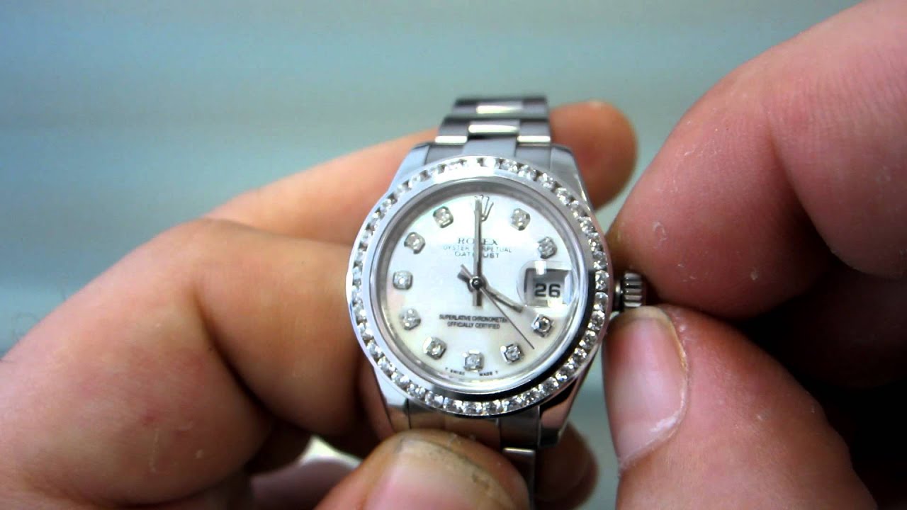 how to wind a rolex datejust watch