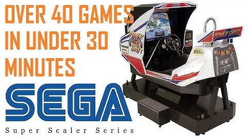 Over 40 Sega Super Scaler Arcade Games In Under 30 Minutes