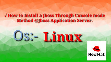 How to Install a Jboss Through Console mode Method with Linux @Jboss Application Server.//M19