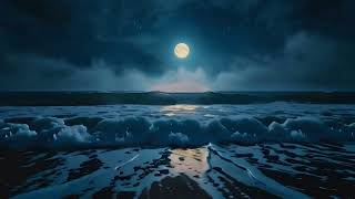 Nature's Harmony: Peaceful Ocean Night, Rain & Mountain River 🌙🍃#NatureRelaxation  #MeditationMusic