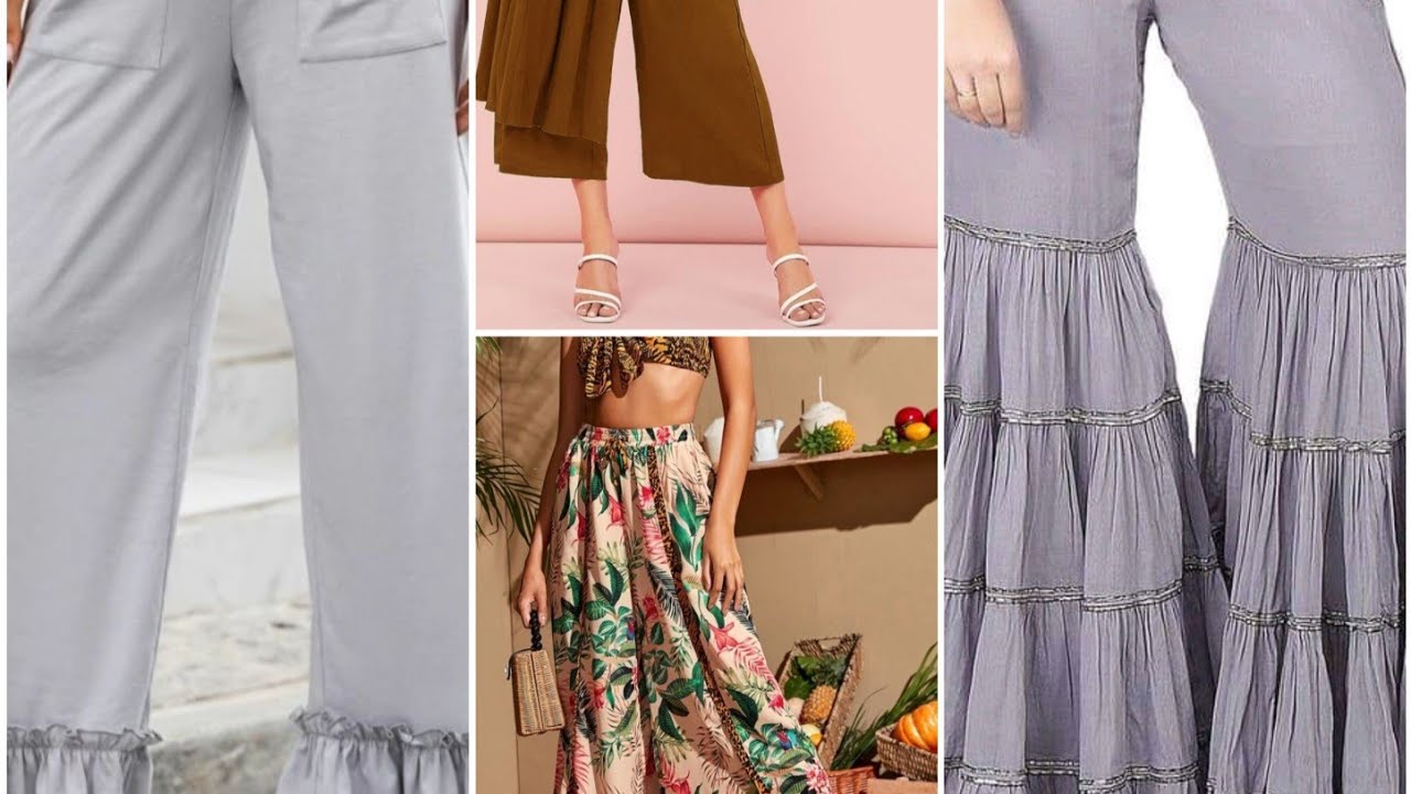 Latest woman pant/trousers/plazo/bottom design | Trendy fashion & Style ...