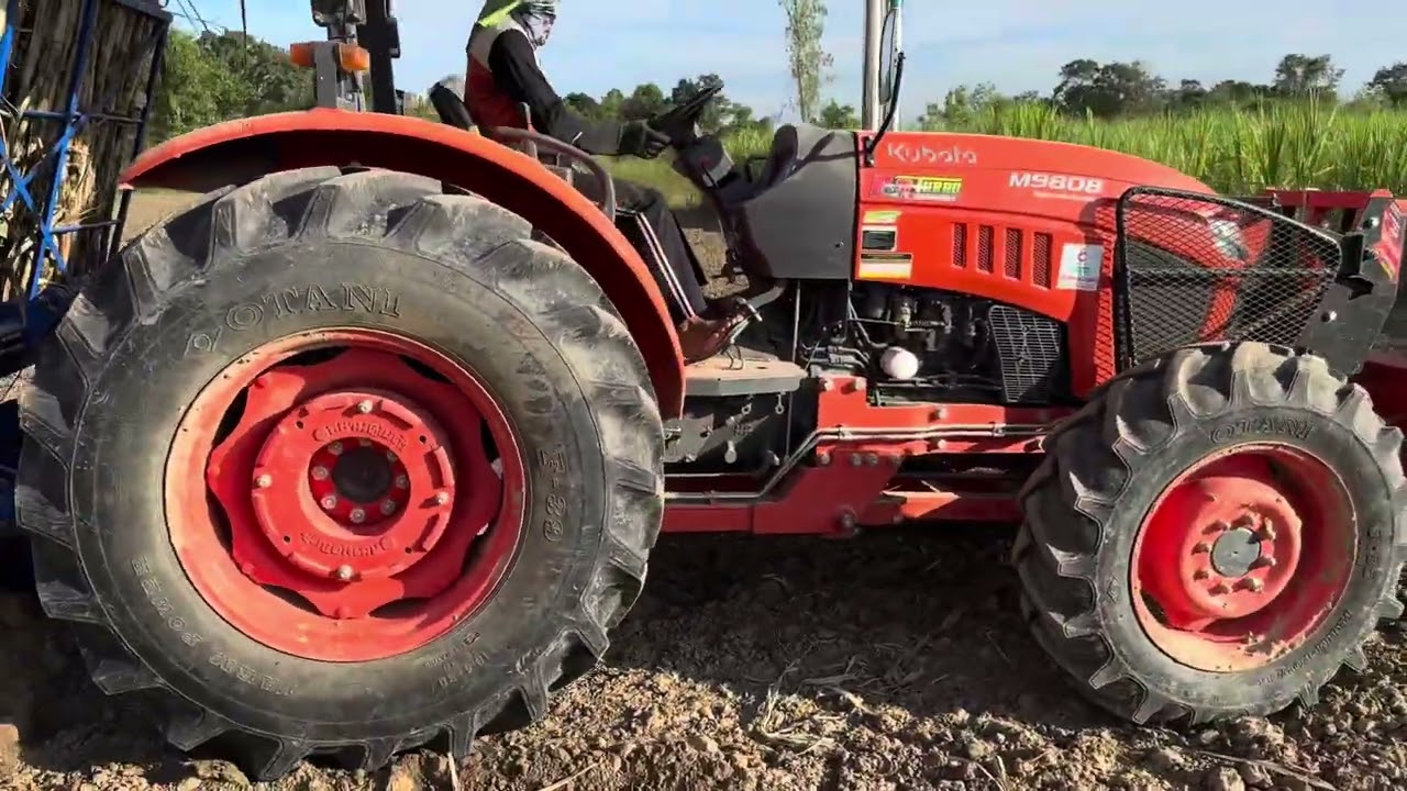 เริ่มฤดูกาลปลูกอ้อย M9808&เครื่องปลูก SKS แปลงแรกดูเพลินๆ