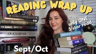 All the books I read in September & October! Reading wrap up