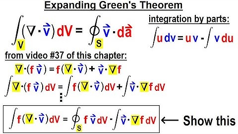 Physics Ch 67.1 Advanced E&M: Review Vectors (72 of 113) Expanding Green