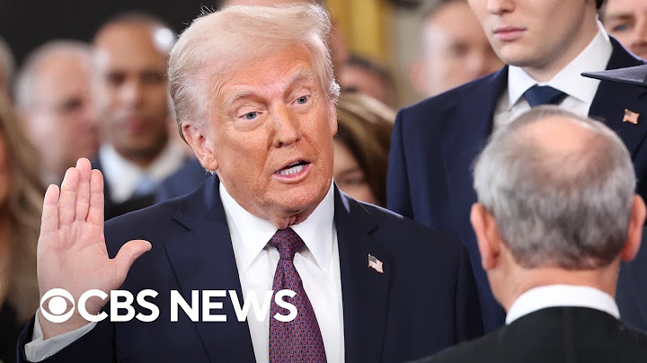 Trump delivers second inaugural address after taking oath of office | full video