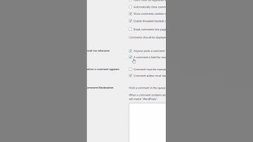 disabling comments on your WordPress site in WordPress #shorts #wordpress