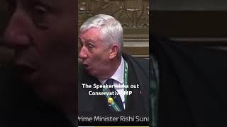 Speaker Lindsay Hoyle kicks out Conservative MP 😂