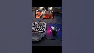 Pc❌ mini mobile setup 📲🖱️⌨️ Free Fire gaming Keyboard and mouse| mobile gameplay ✅ #mrgamefireff
