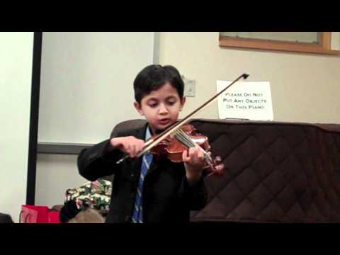 Ayush Violin (1) - Berwyn Montessori Holiday Show 12/22/11