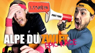 RACING UP ALPE DU ZWIFT! with Erik Lee and 240 riders | PART TWO!