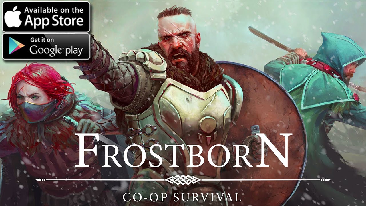 JOGO DE SOBREVIVÊNCIA MULTIPLAYER - FROSTBORN ANDROID E IOS - Loucura Game