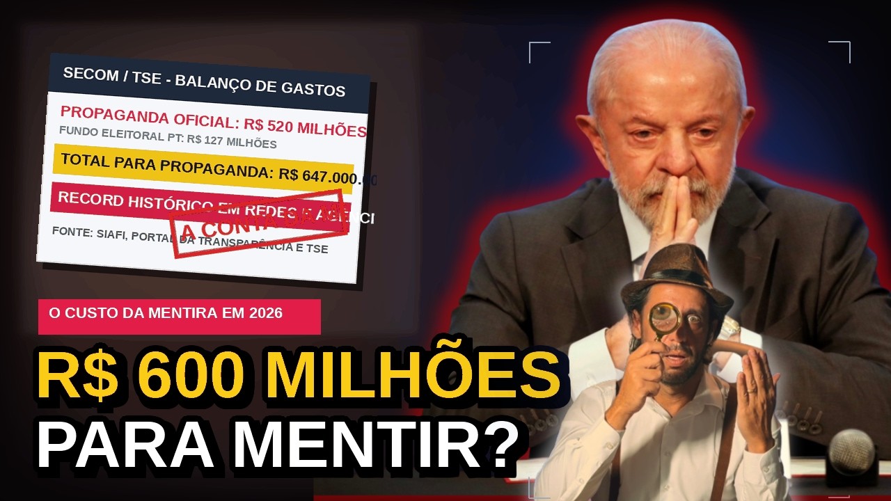 QUANTO LULA GASTOU PARA MENTIR?