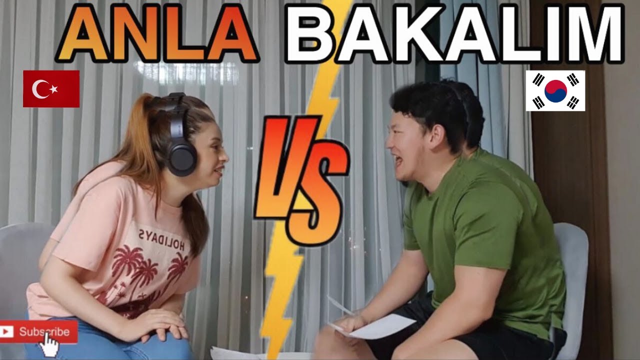 국제커플 KORELi EŞiMLE ANLA BAKALIM OYNADIK/KORELi? TÜRK?고요속의 외침 (29)