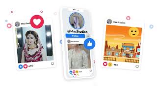 Instagram UI Animation Showcase | Follow & Like Effects |  Motion Graphics | MazStudioo/0342 5018765