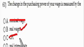 Nominal wages, real wages and purchasing power