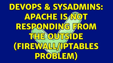 DevOps & SysAdmins: apache is not responding from the outside (firewall/iptables problem)