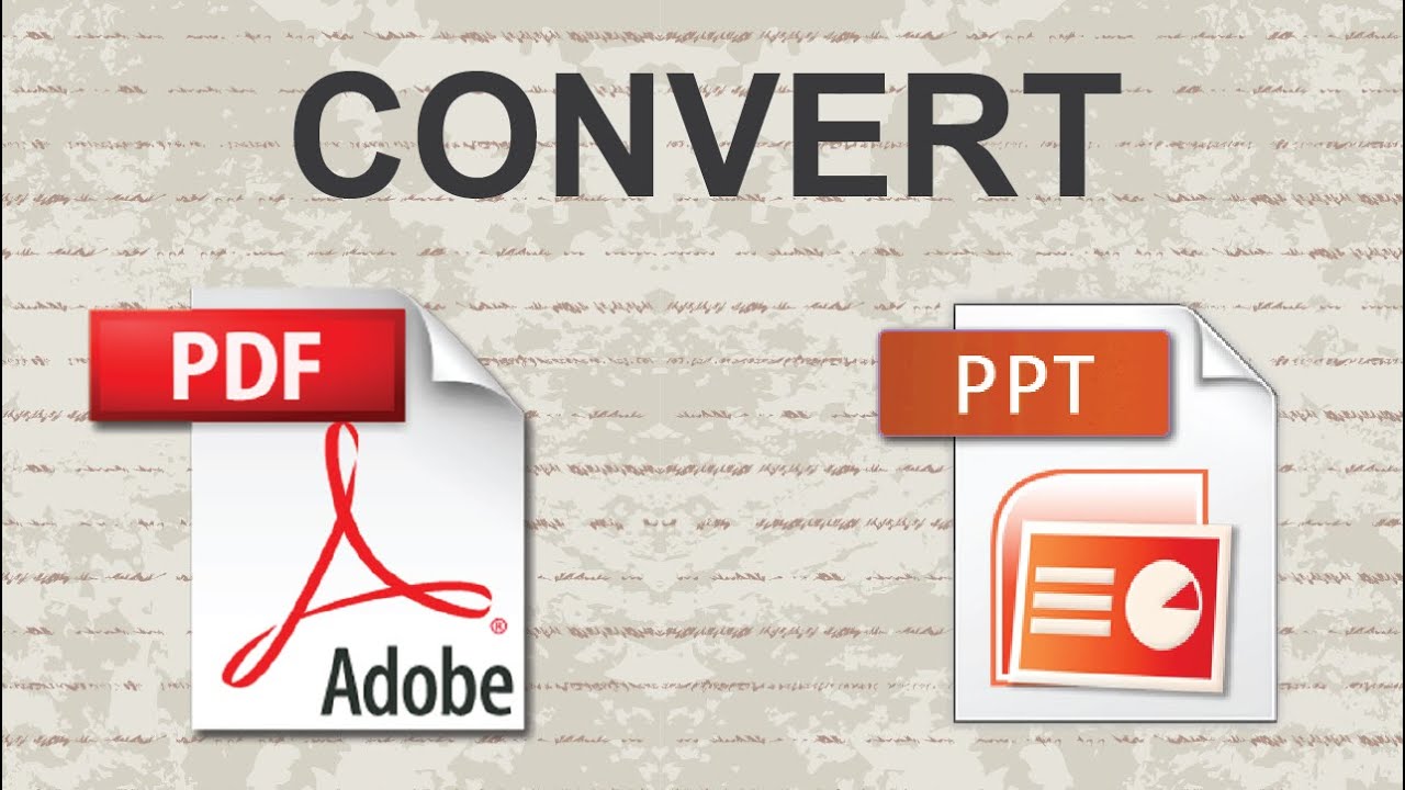 how to convert pdf presentation to powerpoint