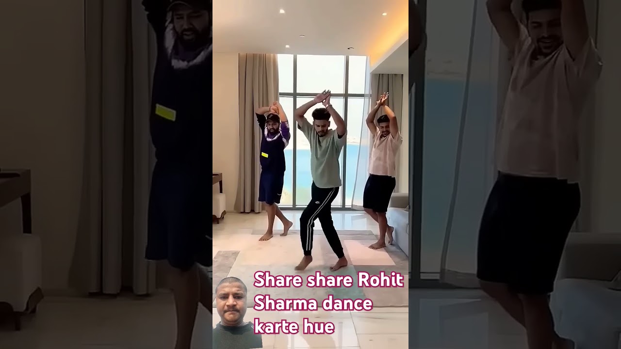 saiya se aur Rohit Sharma dance karte hue 