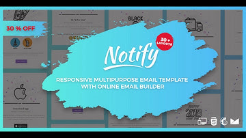 Notify | Responsive Multipurpose Email Template With Online Email Builder | Themeforest Website