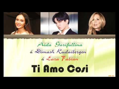 Dimash Kud Aida Gar Lara Fab Ti Amo Cosi World Music Ita Rus Eng Lyrics Youtube