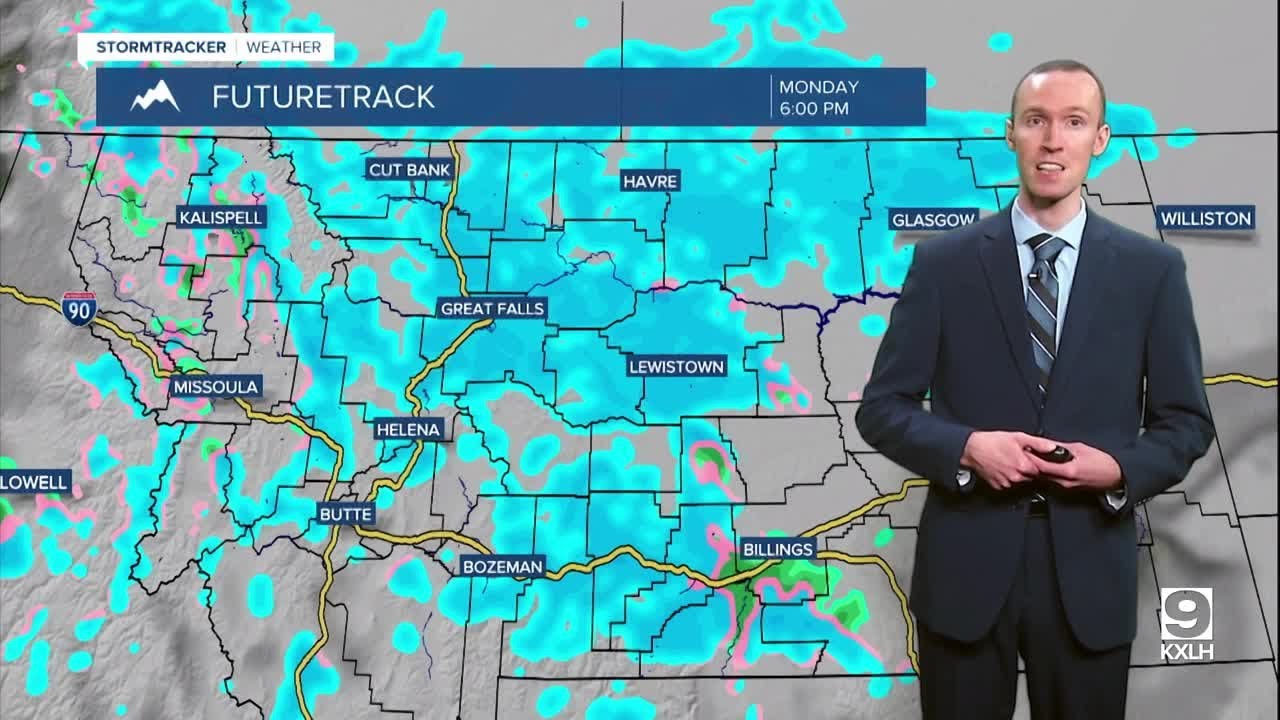 Scattered snow Monday night; Decreasing clouds and cool temps on ...