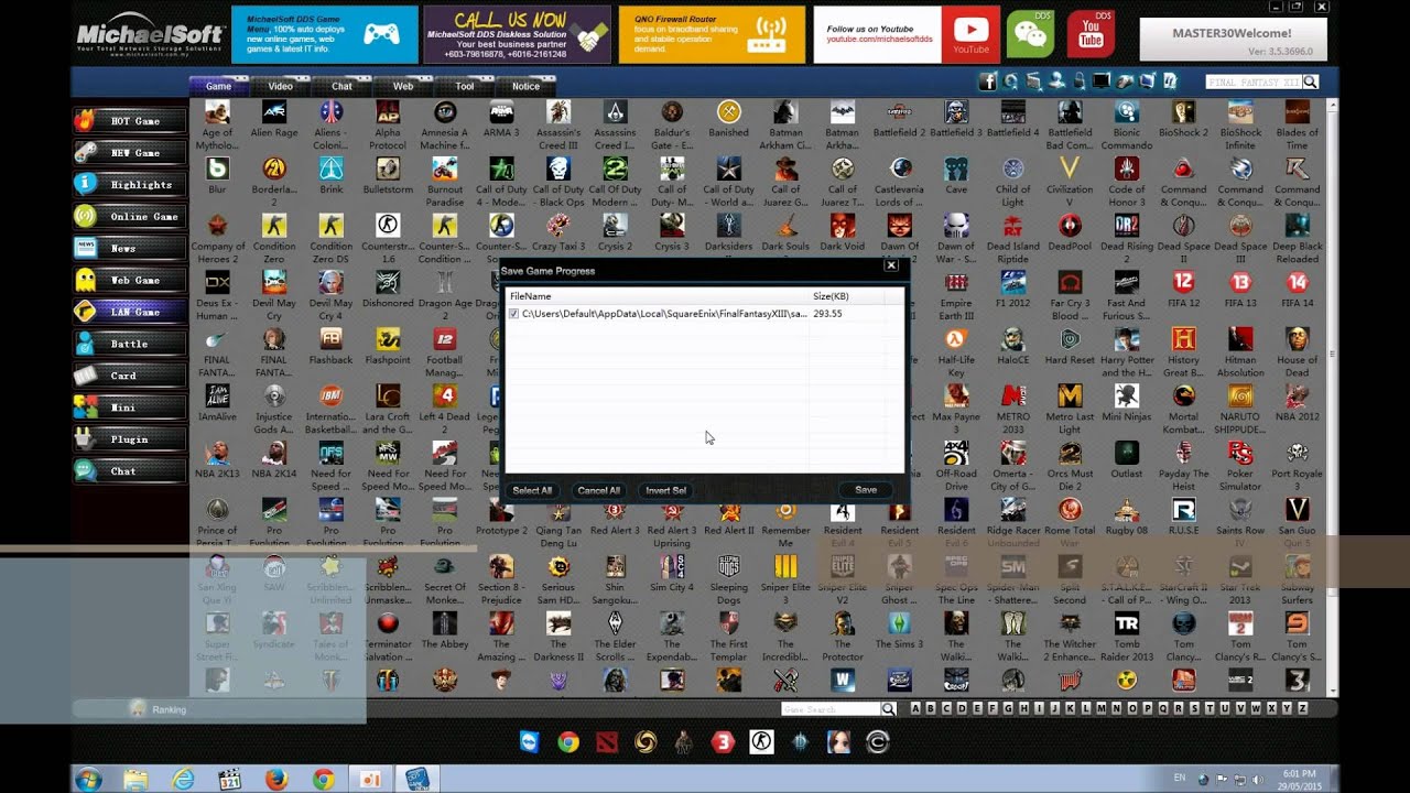 Michaelsoft game menu download full version