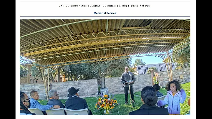 JANICE BROWNING MEMORIAL SERVICE 101221