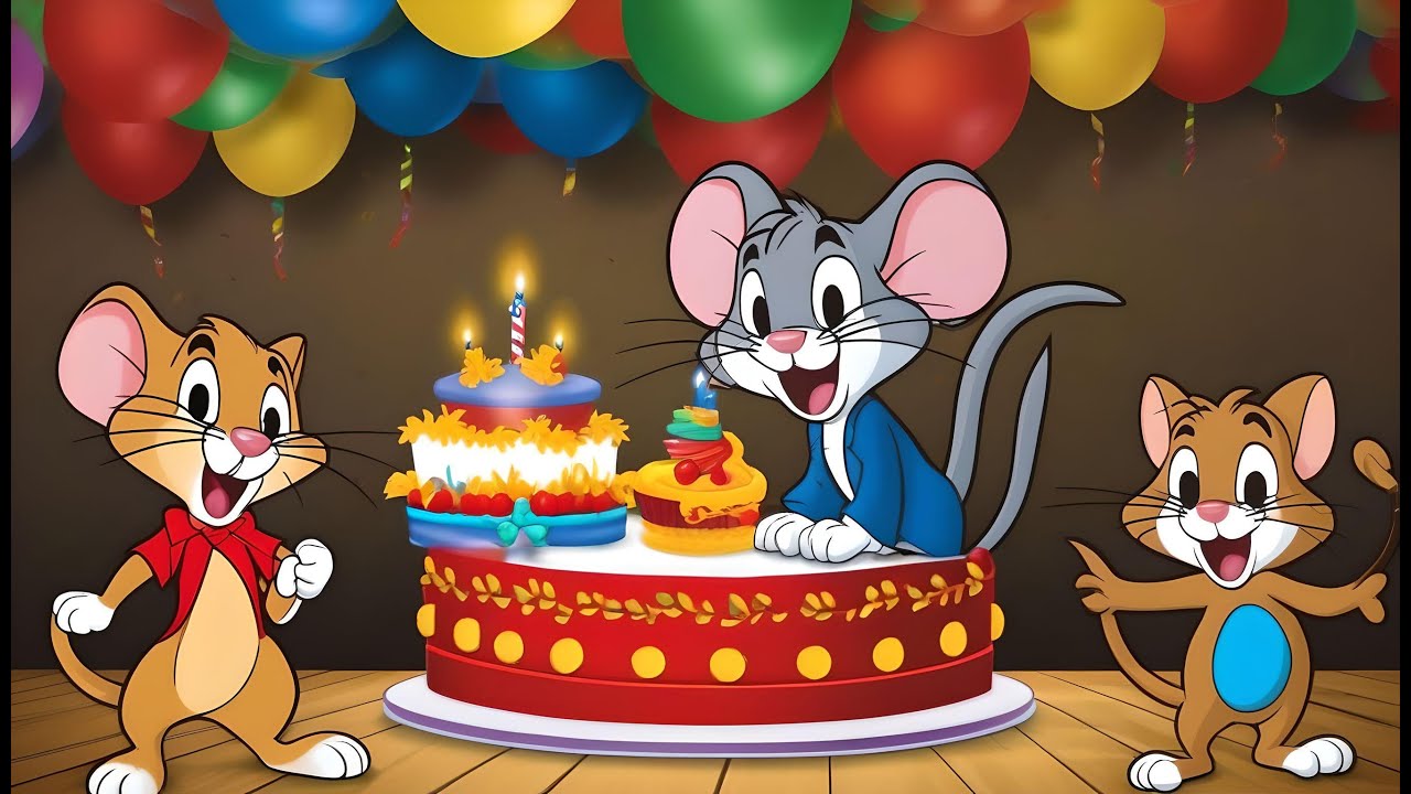 Tom and Jerry Birthday Video Invitation | Digital invitation | Birthday invitation