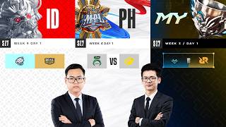 [OFFICIAL RESTREAM] MPL ID/PH/MY (S17)-W4D1 [PART-2] 🇲🇲LIVE🔴